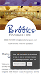 Mobile Screenshot of brooksmarquees.com